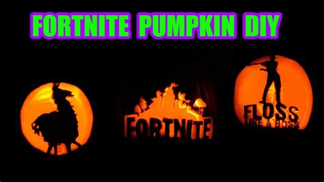 Fortnite Pumpkin Template